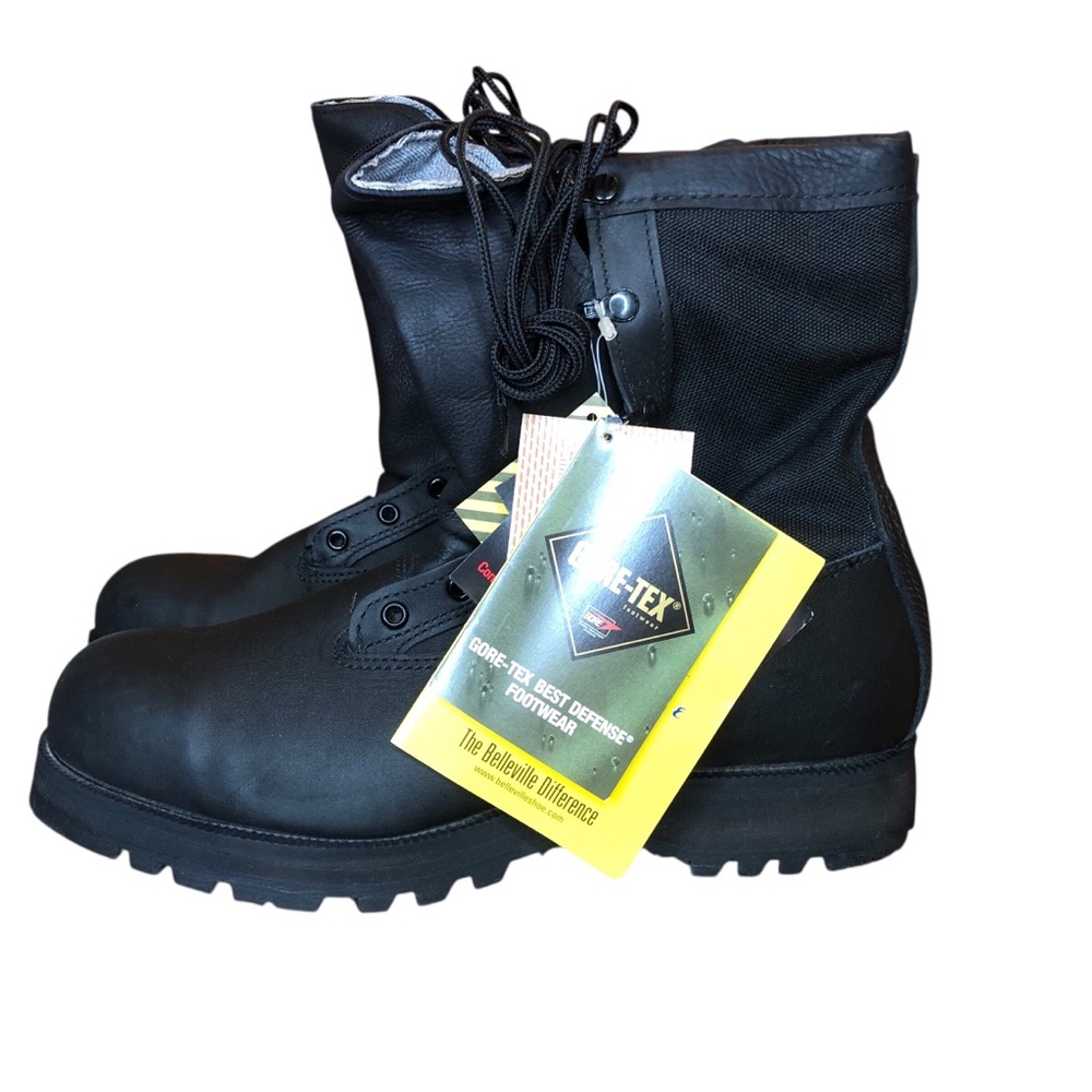 NEW Belleville 700 Steel Toe Boots Mens Size 13 Black Waterproof Combat Gore-Tex